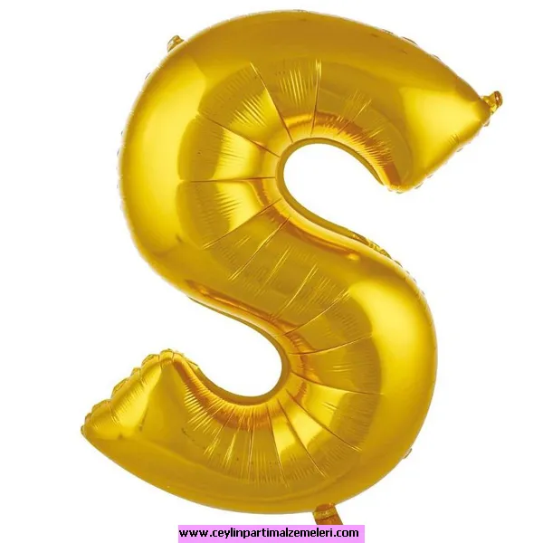 S Gold Folyo Balon